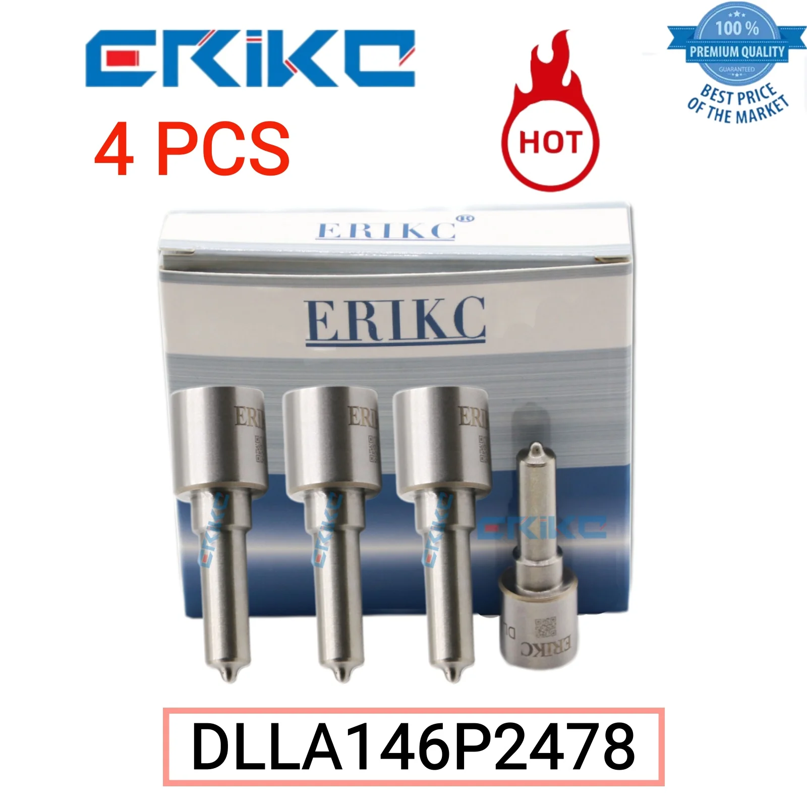 

4 PCS DLLA146P2478 Oil Dispenser Nozzle DLLA 146 P 2478 Injector Nozzle Set DLLA 146P2478 Nozzle Diesel Engine Part