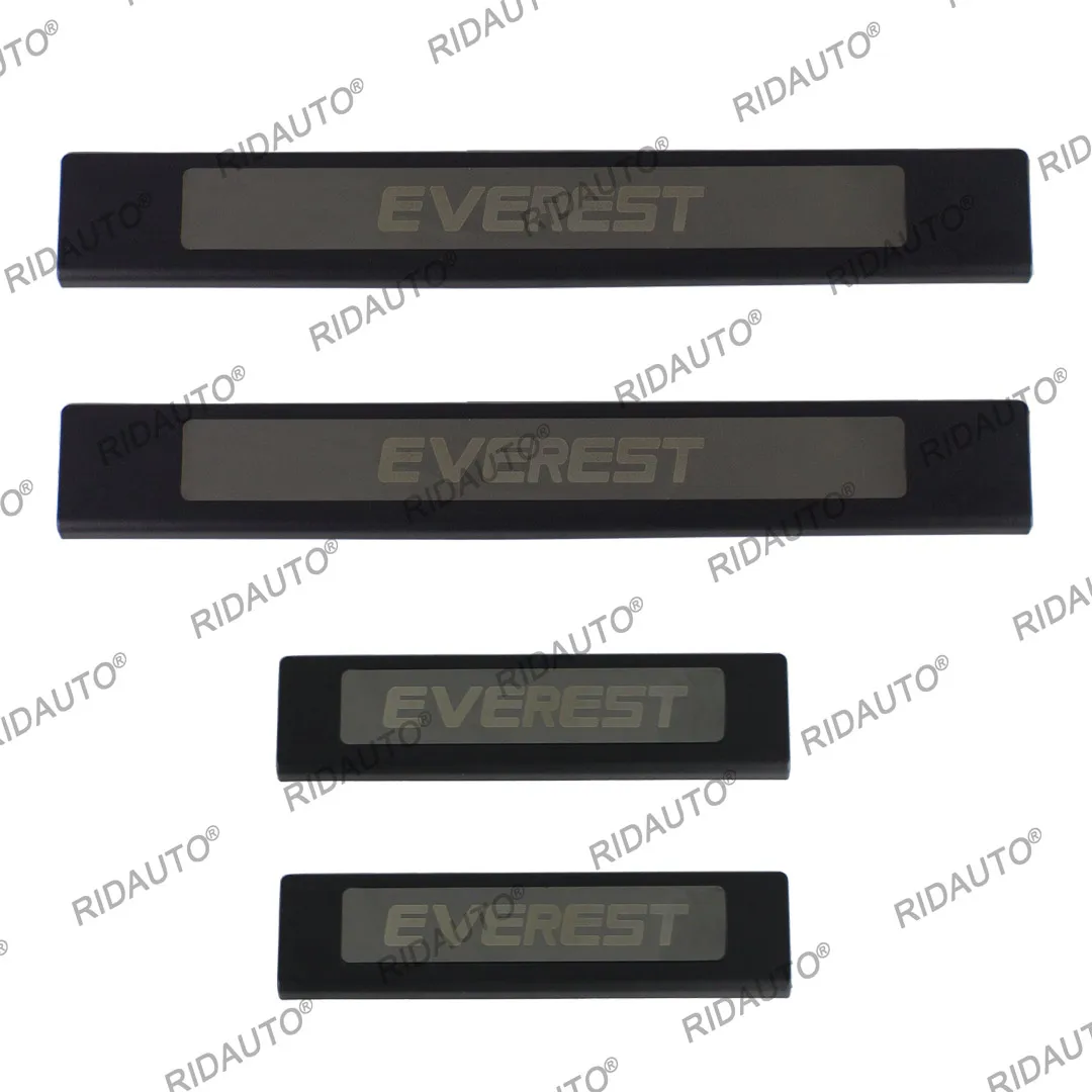 Door Sill Scuff Plate Protector Trim Pedal Sticker Accessories Car Pickup Threshold Strip For Next GEN FORD EVEREST door sill pads,door sill guards