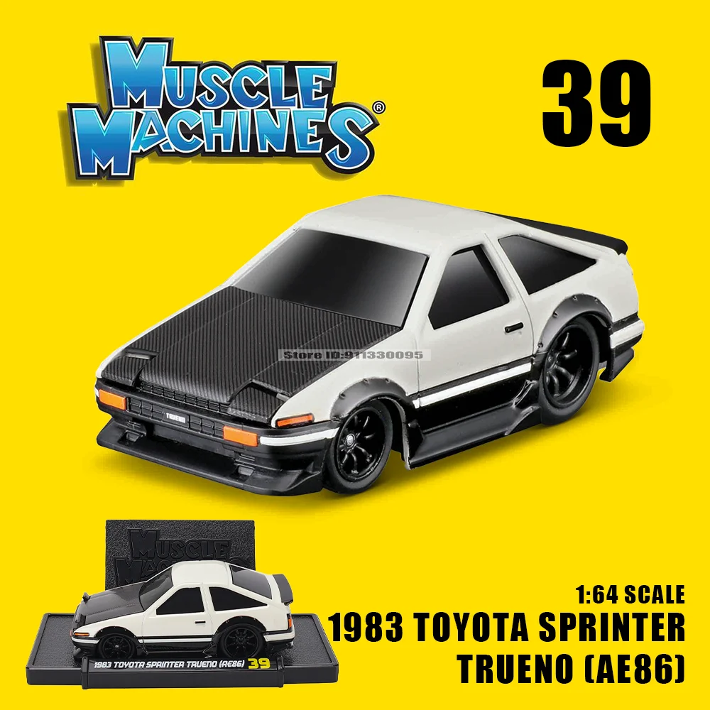 Maisto 1:64 1983 TOYOTA TRUENO AE86 1993 Chevrolet 454 Datsun