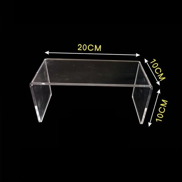 Acryl display, standaard, trap, 3 niveaus, acryl riser display, rek, standaard, dessertdisplay, standaard, cupcake-etagère, organizer voor specerijen, tafelorganizer voor parfums, cosmetica en