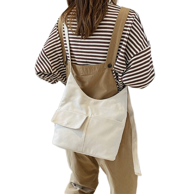 Versatile and Durable Book Shoulder Bag for University Students Convenient for Class Library and Travel E74B