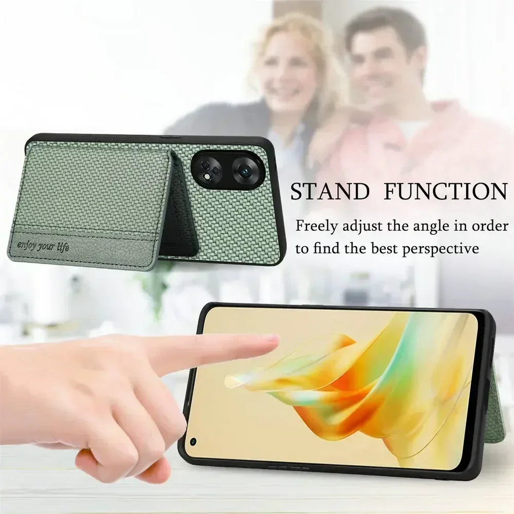 Leather Card Back Phone Case Cover - Premium Protective