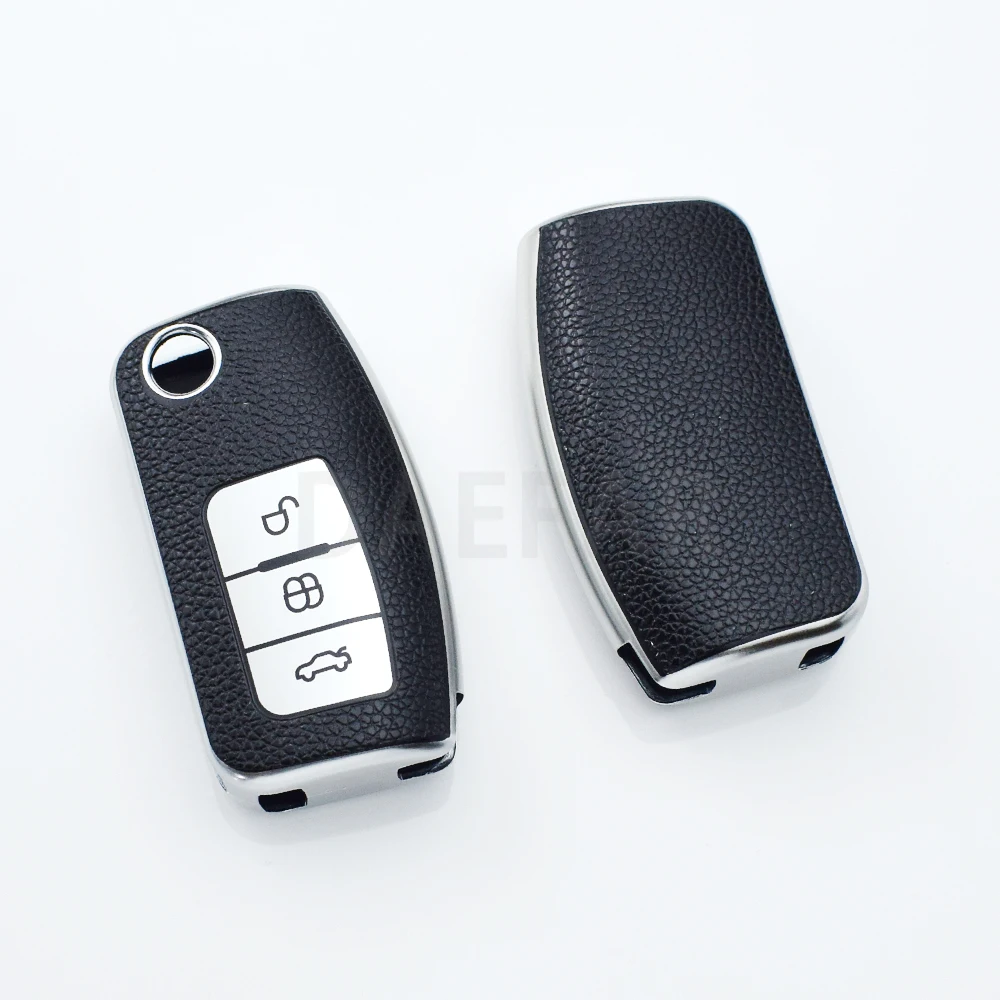 Remote Control Case Car Key Cover and Keychain for Ford Vehicles