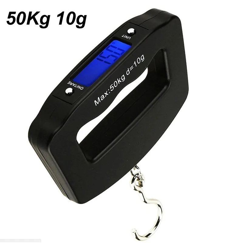 Báscula Digital Portátil Con Gancho - 50kg De Capacidad Para Equipaje Y Más
