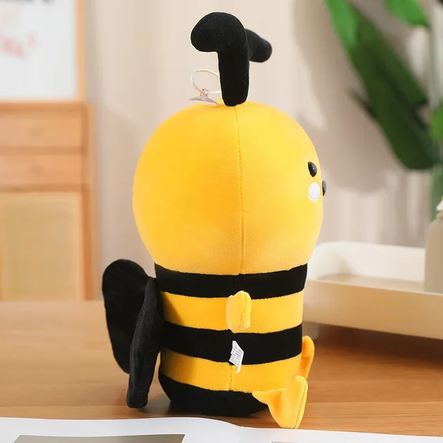 2 Sizes Lovely Cartoon Bee Plush Toys Chubby Stuffed Cute Bee Pendants Doll Kawaii Decor For Window/Door/Car Funny Gift 3 2 Sizes Lovely Cartoon Bee Plush Toys Chubby Stuffed Cute Bee Pendants Doll Kawaii Decor For Window/Door/Car Funny Gift 3