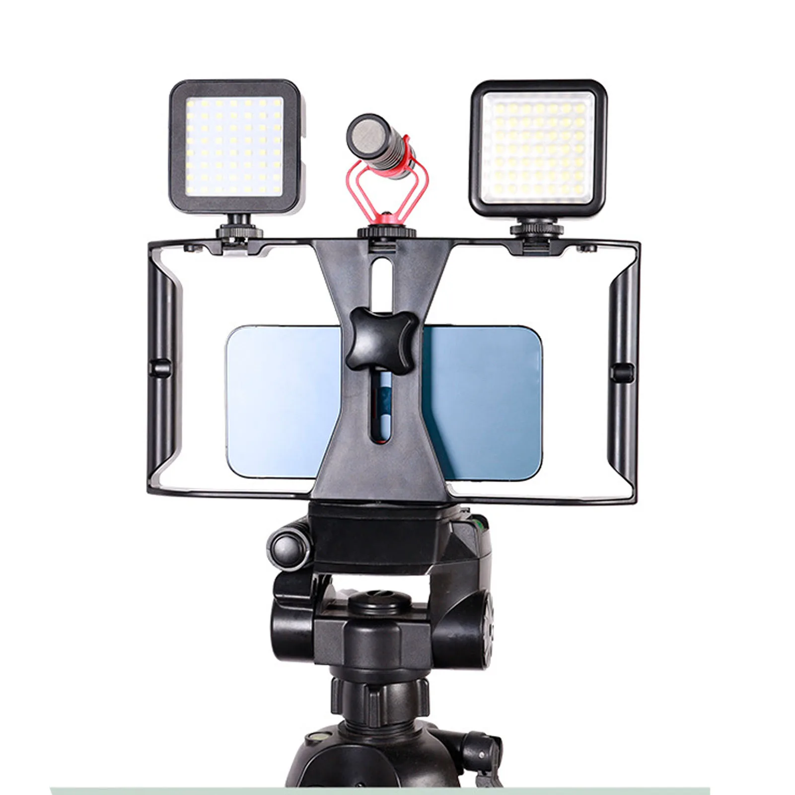 Phone cage,phone shooting rig Phone Shooting Rig Stabilizer Professional Mobile Phone Handheld Rabbit Cage for Live Video Portrait Recording Shooting