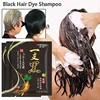 Natural Herbal Plant Hair Dye Shampoo 5 Minutes Change Hair Color Non-irritating Repair Gray White Fashion Hair Care Women Men 4