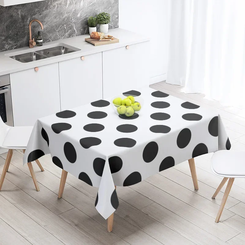 Waterproof Modern Rectangular Tablecloth for Dining