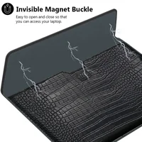 Crocodile Leather Flip Case Bag Laptop Sleeve Cover Accessories - Image 5