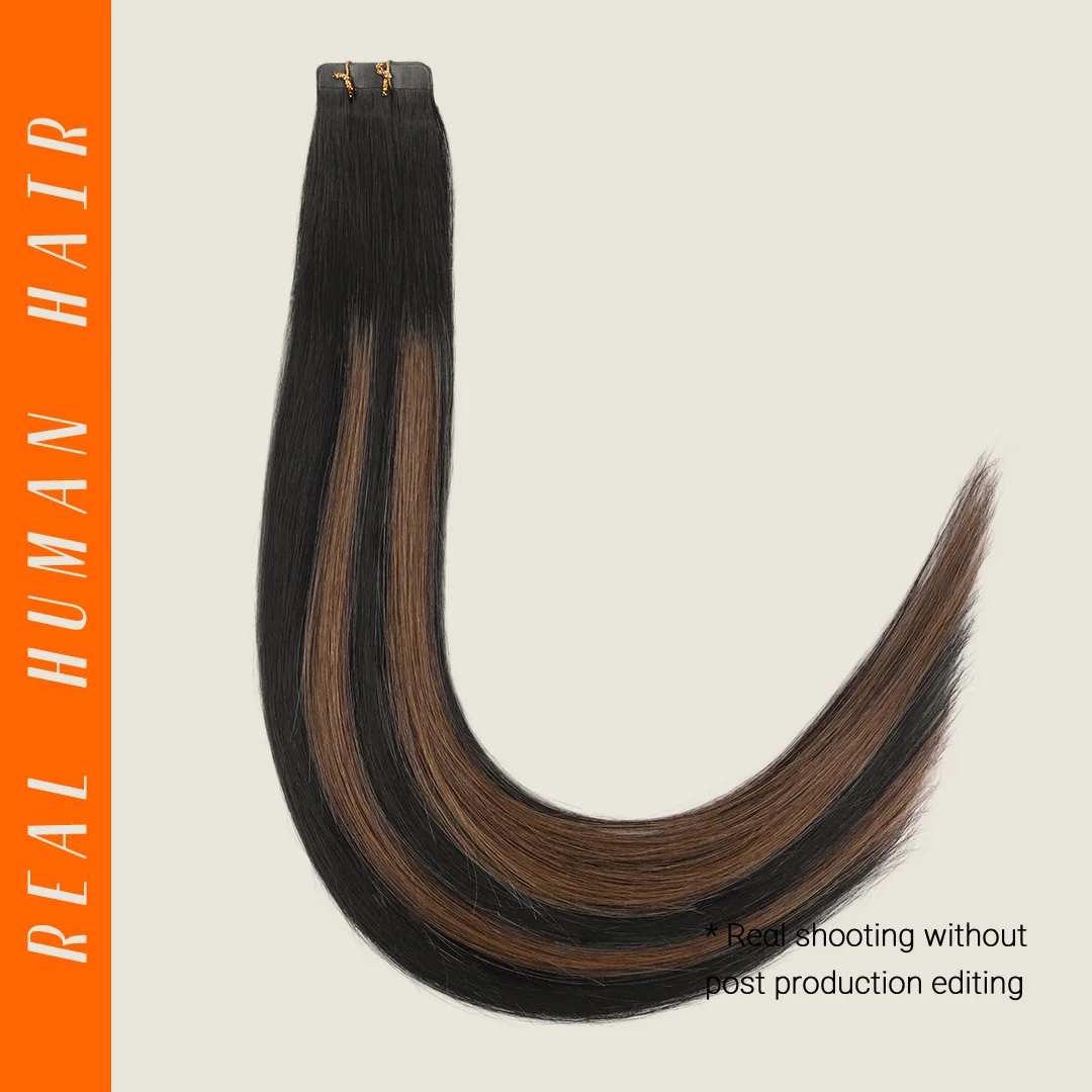 Hair Extensions Tape Hair Extensions Human Hair Real Remy Tape in Extension Seamless Skin For Salon Natural Transplant