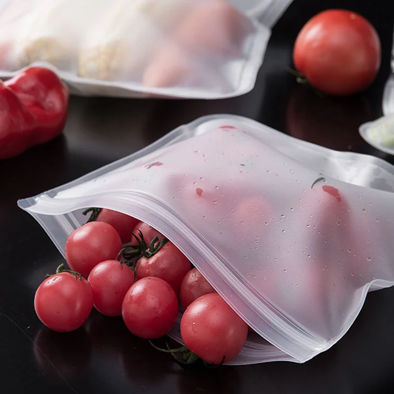 Reusable Silicone Ziplock Bags - Freezer Safe – Of Intention