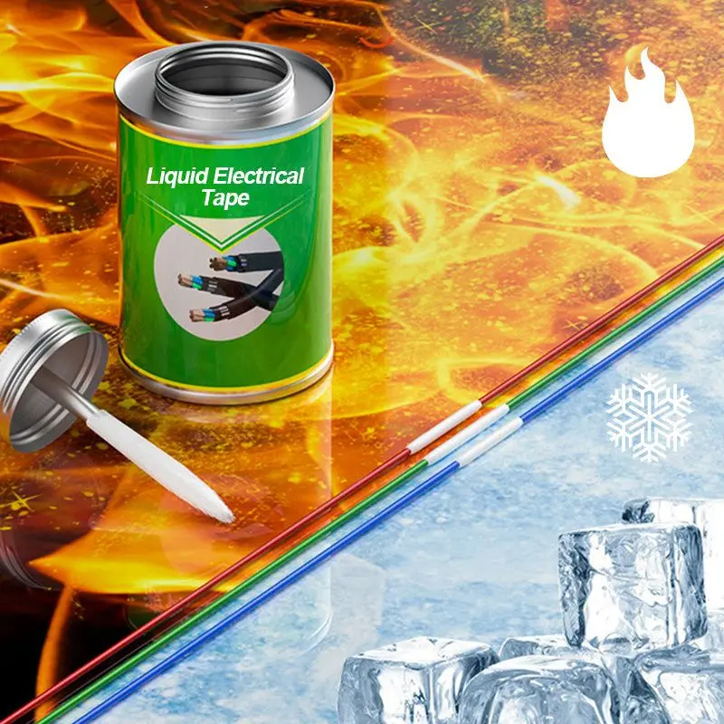 100/260ml Liquid Electrical Tape Insulating Sealant Paste Liquid Glue
