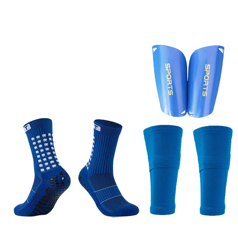 3 Pairs Grip Soccer Socks Men Cushioned Non Slip Football Basketball - Foto 5