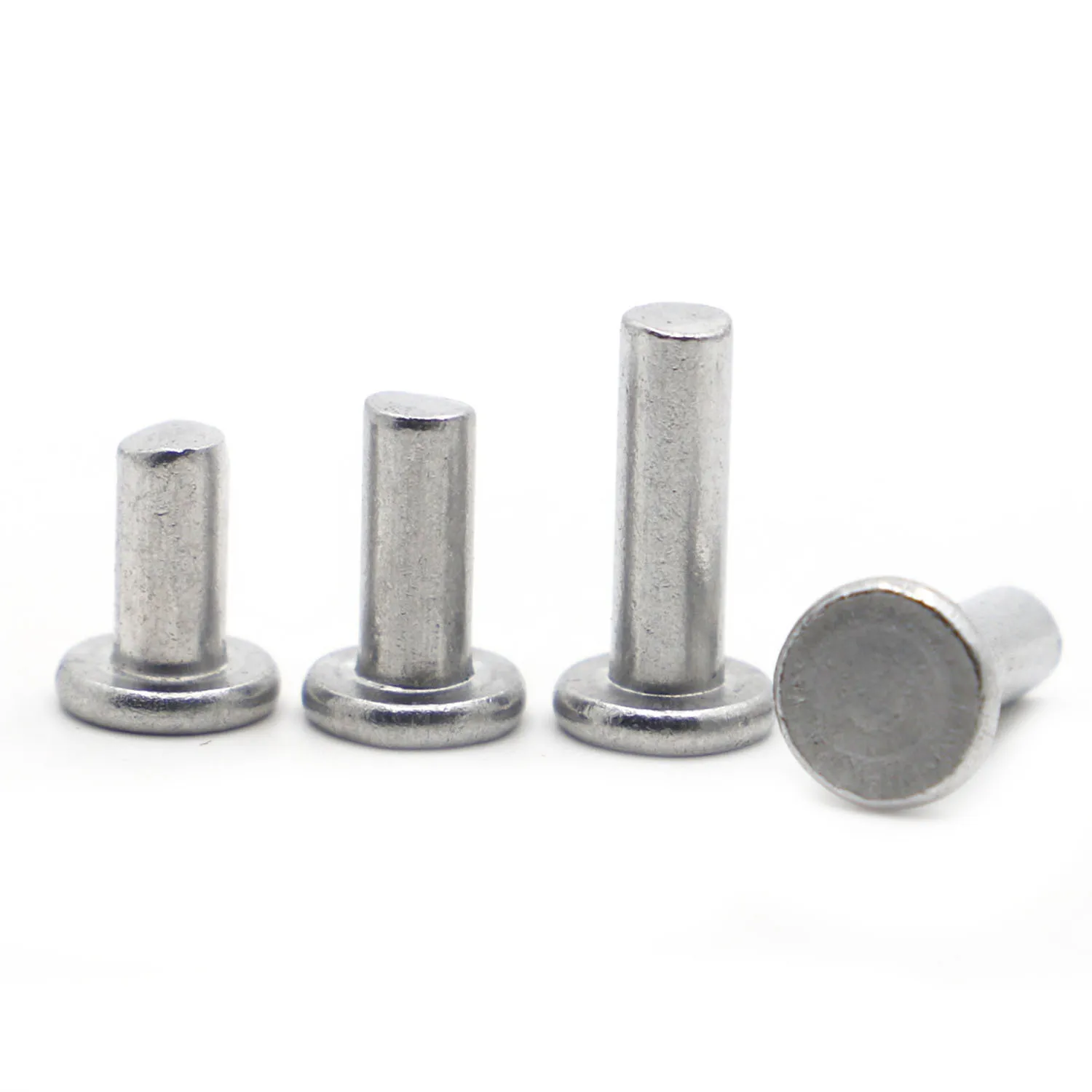 GB109 Flat Head Rivets Aluminum Alloy Solid Rivet M2 M2.5 M3 M4 M5 M6 M8 10-50pcs