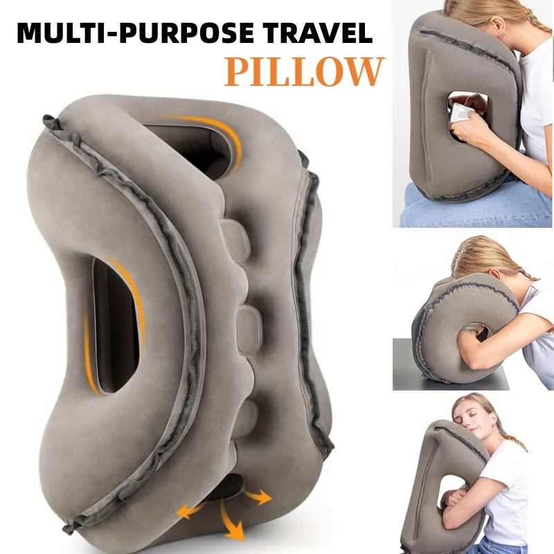 Neck Pillow  Inflatable Seatings - Inflatable Travel Pillow Multi-function  Home - Aliexpress