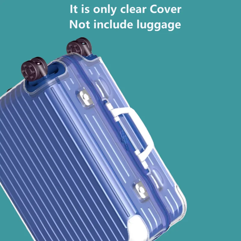 Transparent Cover for Rimowa Hybrid Suitcase Protector Case with Zipper Customized Clear PVC Not Include Luggage