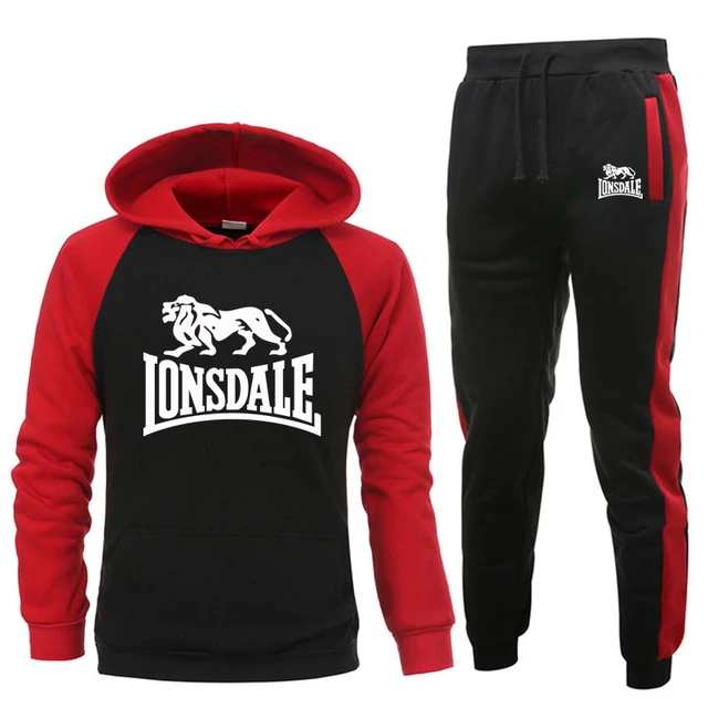 Men's Autumn And Winter Lonsdale Sports Hoodies Tracksuit Men