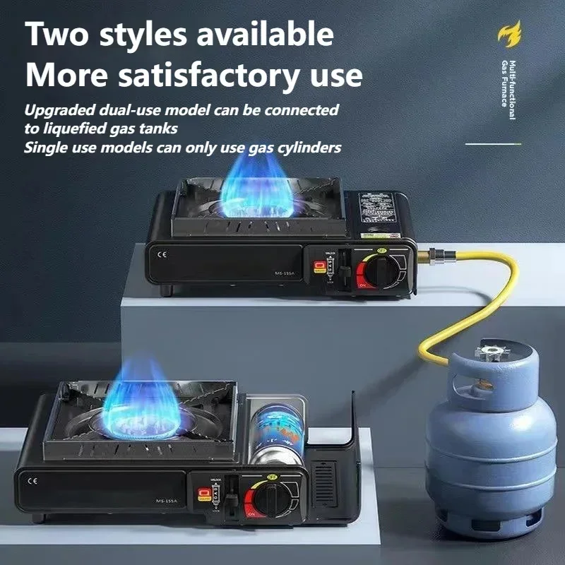 Card Stove Portable Gas Stove Outdoor Camping Stove Hot Pot Gas Card Magnetic Single Use Dual Purpose
