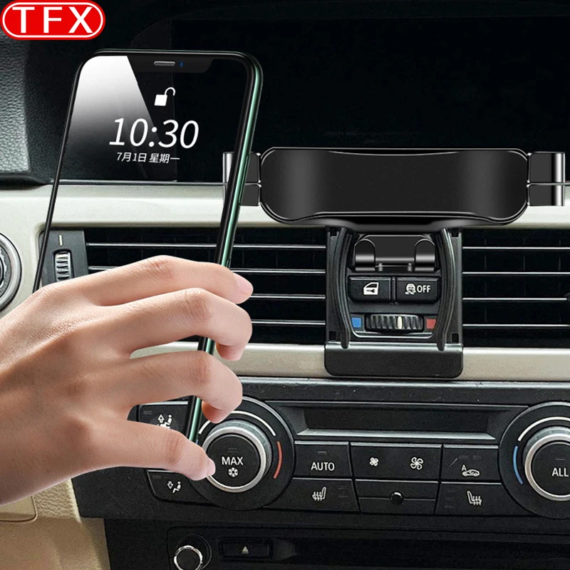 Car Styling Mobile Phone Holder Air Vent Mount Gravity Bracket Stand Auto Modified Accessories For BMW 3 Series E90 E91 E92 E93