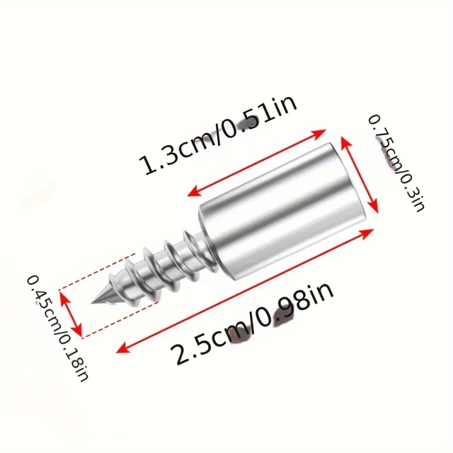 10 high-quality shelf support pins,Layer board bracket for wardrobe, fixed support partition board grain bracket nail 5