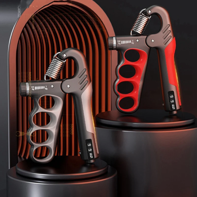 2 Pack Hand Grip Strengthener For Muscle Building And Injury Recovery 11-220 Lbs Hand Squeezer Adjustable Resistance