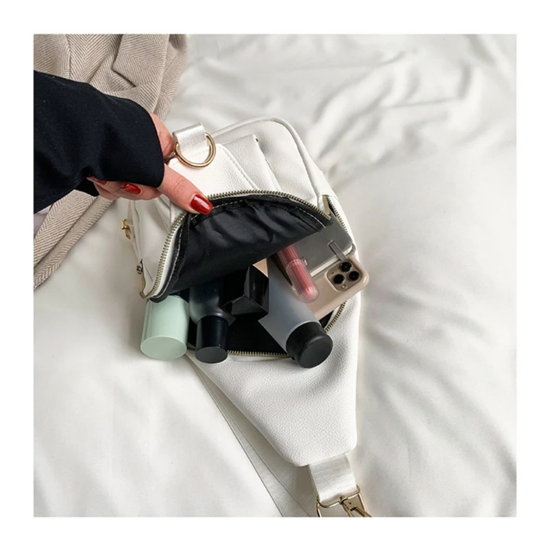 Chest Bag For Women Small Crossbody Sling Backpack Leather Waist Fanny Packs Belt Bag Pouch Chest Shopping Travel Handbags