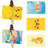 Cute P-Pikachu Towel Towel Large Beach Towel xxl Towels Absorbent Quick-drying soft yoga Swimming resorts Hiking towels 1