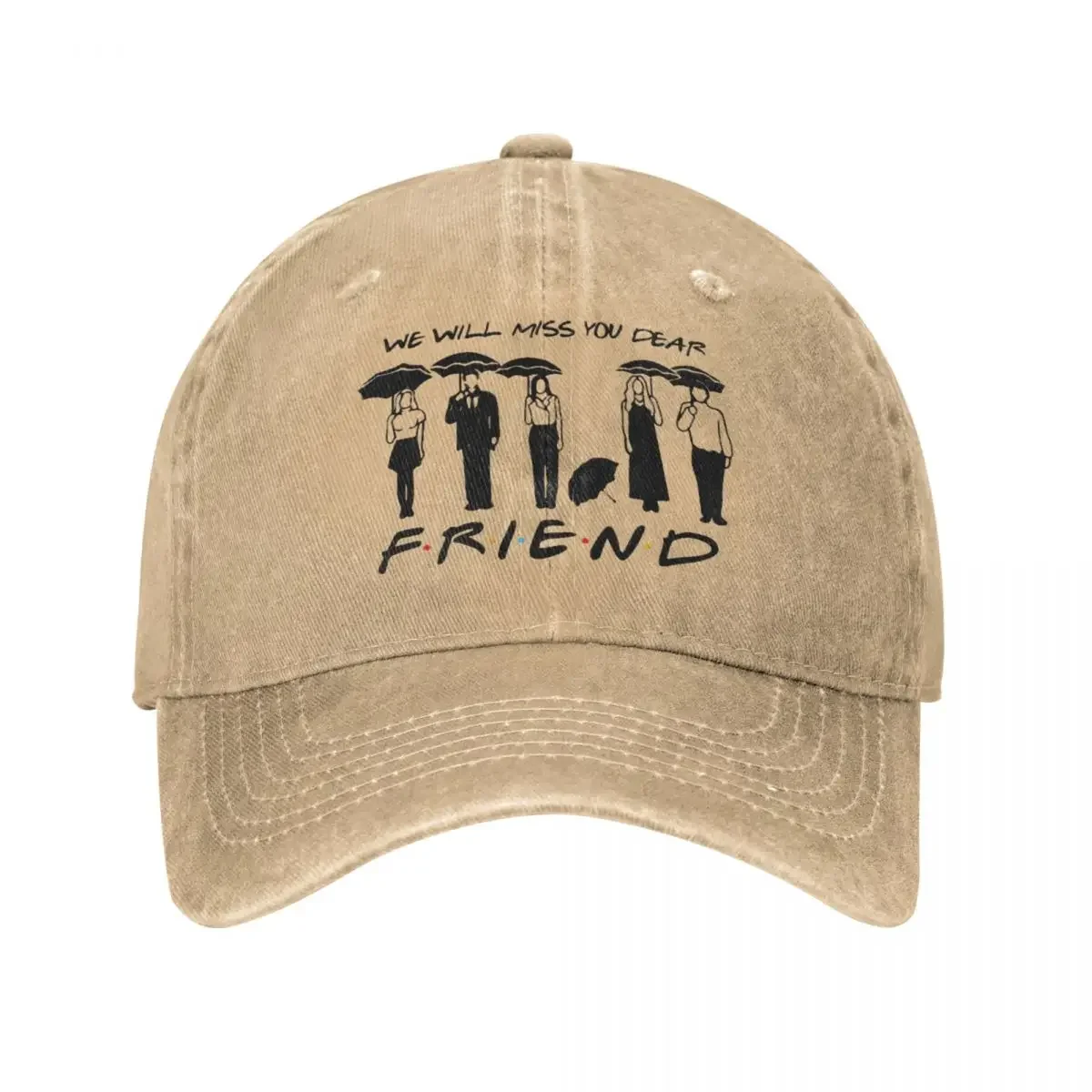 

Мэтью Перри, мы пропустим вас, дорогие друзья, Foerver, бейсболки, потертая солнцезащитная Кепка, мужские и женские кепки для бега на открытом воздухе и гольфа