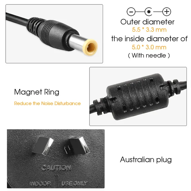 Alimentatore 12V TOP CHARGEUR Per Tastiere Casio CDP - Caricabatteria Con Protezioni Integrate - Foto 5
