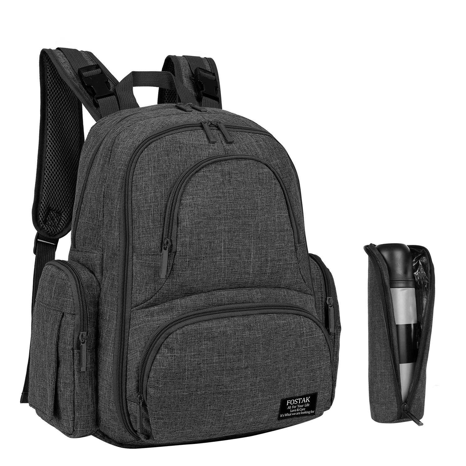Fostak Diaper Backpack, Designer Large Capacity Baby Bag For Dads And Moms,  Boys And Girls Baby Bag Organizer Insulated Pocket - Backpacks - AliExpress