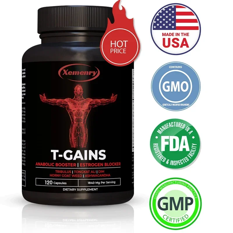 

HGH Supplements for Men - Tongkat Ali, Tribulus Terrestris, Horny Goat Weed