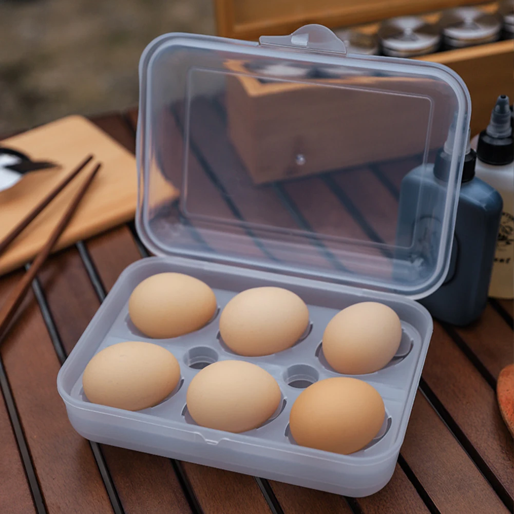 

Outdoor Egg Container Egg Storage Box Picnic Egg Box Egg Holder Egg Box 6 Eggs Storage Box Kitchen Tool Rack 6 Grids