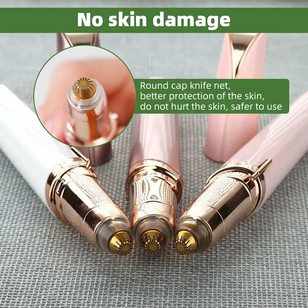 New Mini Eyebrow Trimmer USB Charging Model Multifunctional Hair Removal Safety Portable Electric Trimmer Automatic Facia eyebrow trimmer set eyebrow trimmer