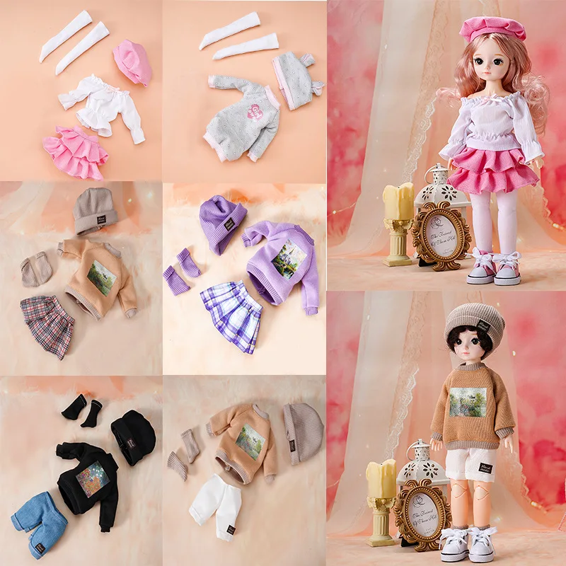 

1/6 BJD 30 см аниме-кукла, модная женская кукла, сменная одежда, юбка, аксессуары для детей, девочки, игрушки «сделай сам», подарок, кавайный новорожденный