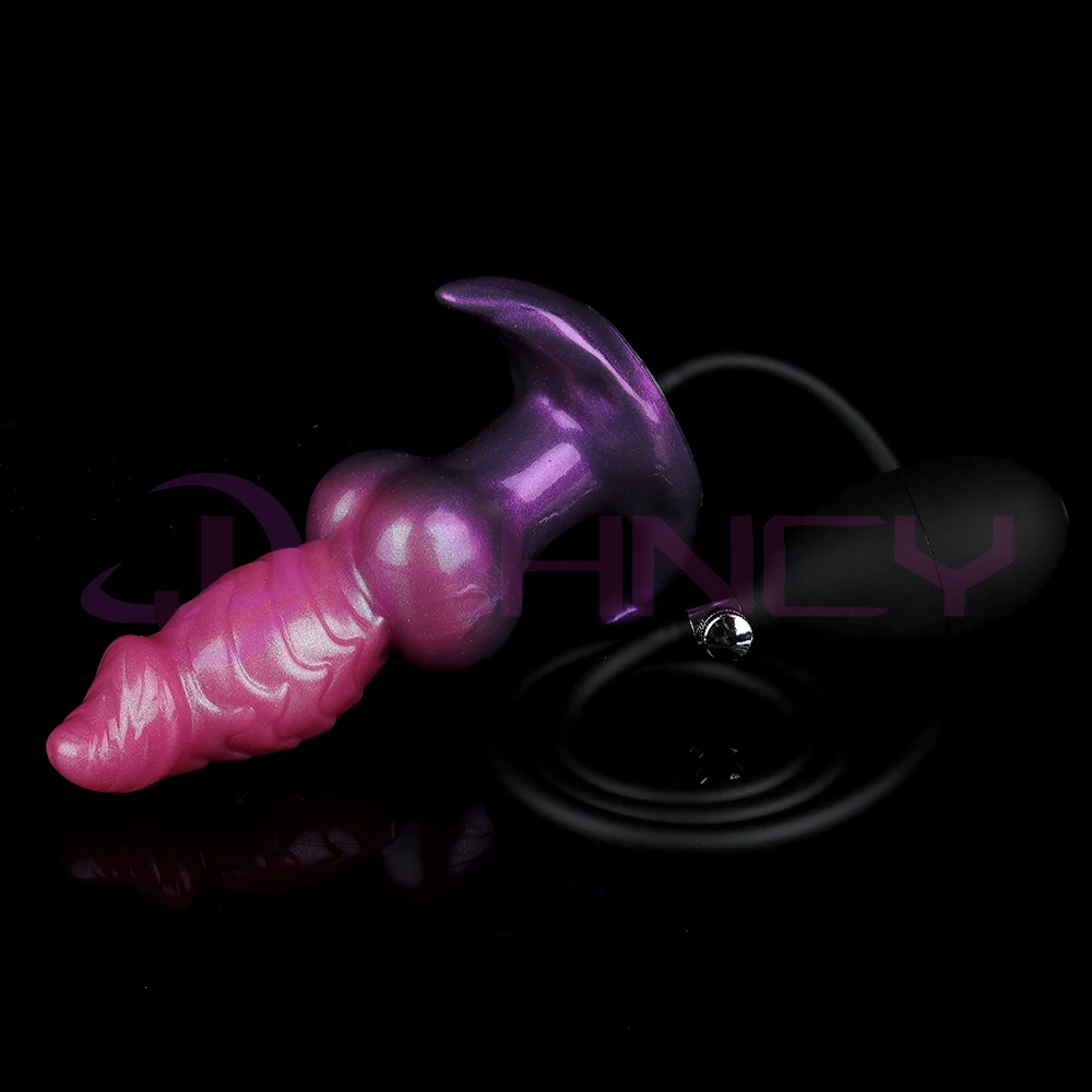 Aufblasbarer Silikon Analplug Für Prostata Und G-punkt Stimulation_voghion.com