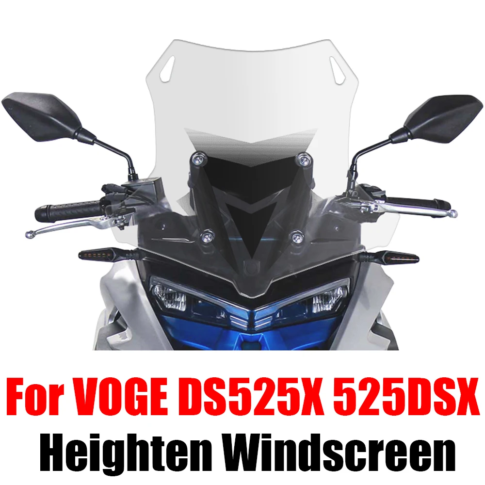 

For VOGE Valico DS525X 525DSX DSX525 DSX 525 DSX DS 525X Accessories Heighten Widen Windscreen Windshield Wind Screen Deflector