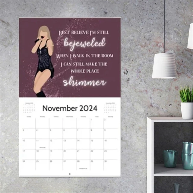 Calendar 2024 Wall Calendar 2024 Music Posters Album Cover Poster Calendar  for Girl and Boy Wall - AliExpress