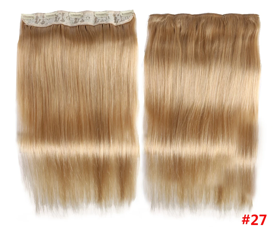 Clip In One Piece Remy 10inches with 5clips Human Hair Extensions Pure Color Natural Hairpieces Full Head Clips On Extesnsions