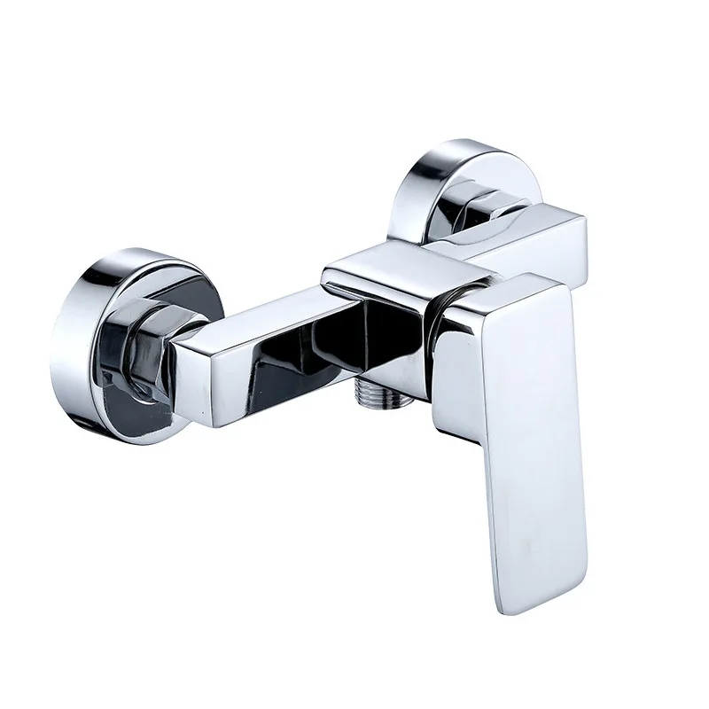 

1pc Bathroom Shower Faucet System Hot And Cold Water Single Lever Handle Smooth Water Flow Less Water Consumption