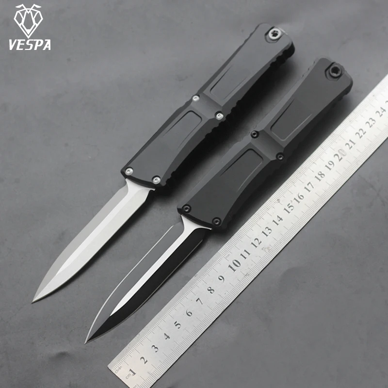 

VESPA version New Tai Lung Knife imported M390 blade,T7075 aluminum handle, hiking survival outdoor EDC hunting tactical tool