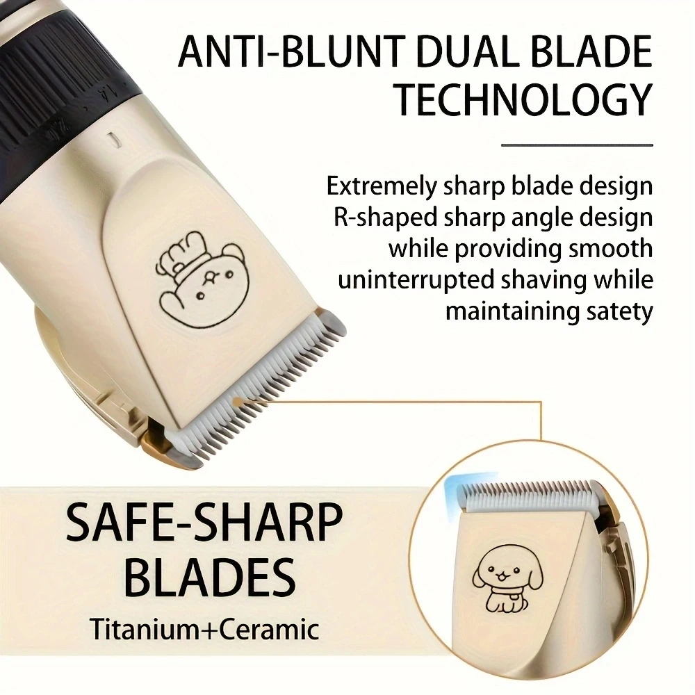 Professional Pet Hair trimmer Set Silent electric clipper Efficient hair trimmer for dogs and cats