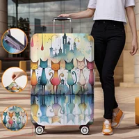 Luggage Protective Cover With Cartoon Print 2