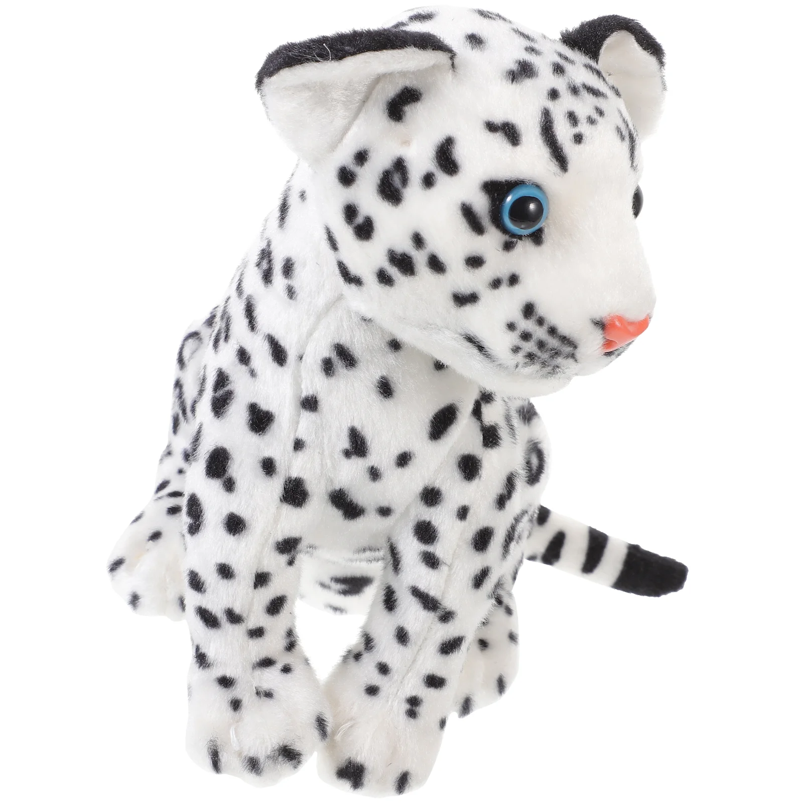 

Simulation Animal Plush Toy Lion Leopard Rag Cute Cuddle Hugging Snow Plaything
