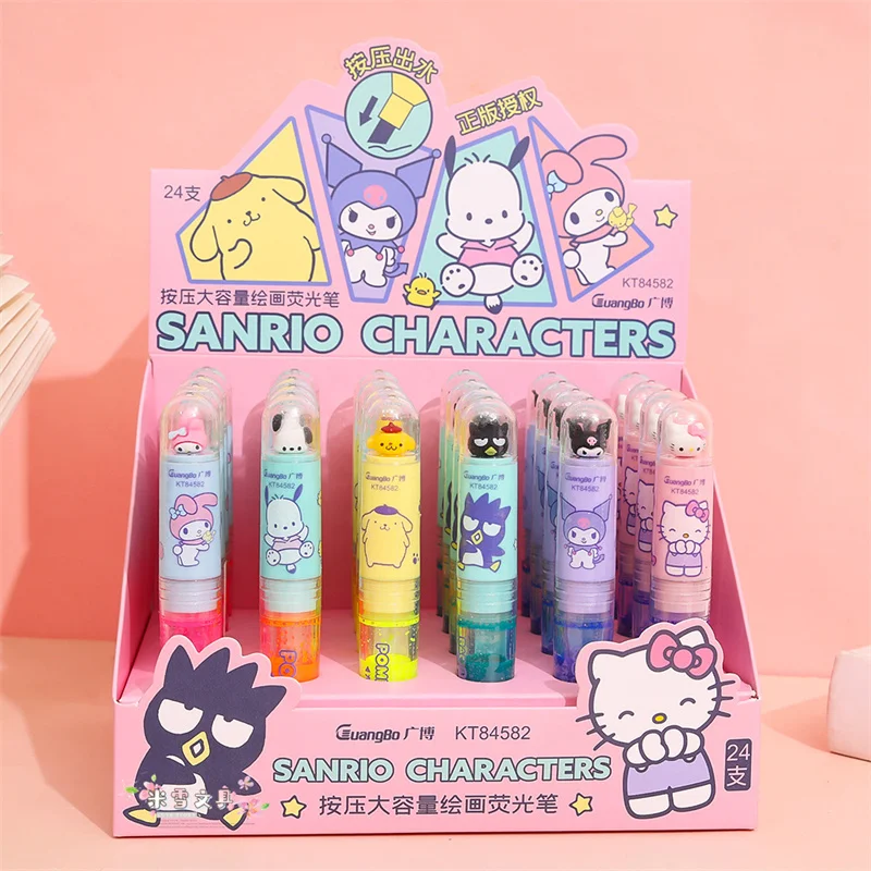 

Маркеры Sanrio Kuromi Melody Cat, 6 цветов, 18/24 шт.