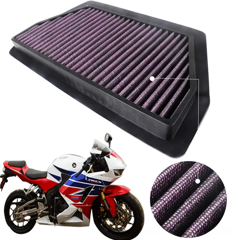 

Motorcycle Air Filter For Honda CBR600RR F5 2007-2018 Cleanable and Environmentally Friendly Material Maintenance Parts