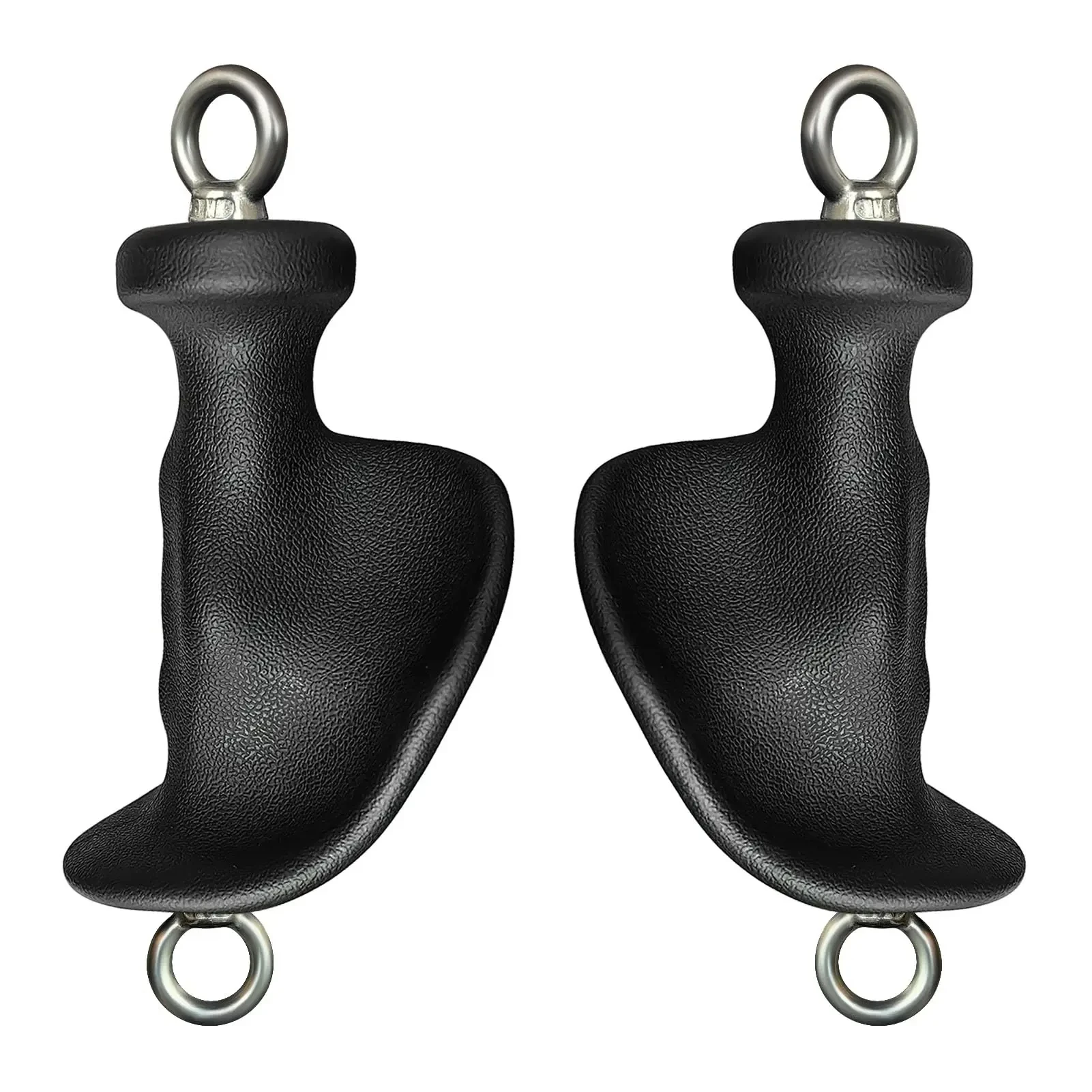 D Handle Grip Pulley Gym Cable Machine Accessories Triceps Trainer Tension Rope Triceps Rope Downward Pressure Exercise
