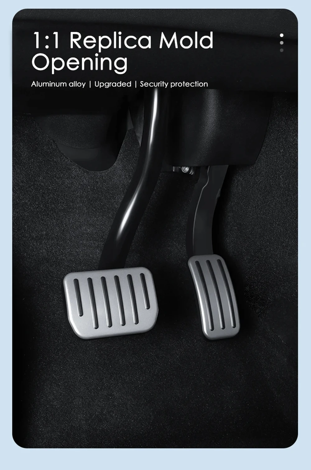 Für 2021-2026 Tesla Model 3 Model Y L YL Gaspedal Bremspedal Abdeckung Performance Pedalsätze Fußpedalauflage Matten Zubehör – Detail 7