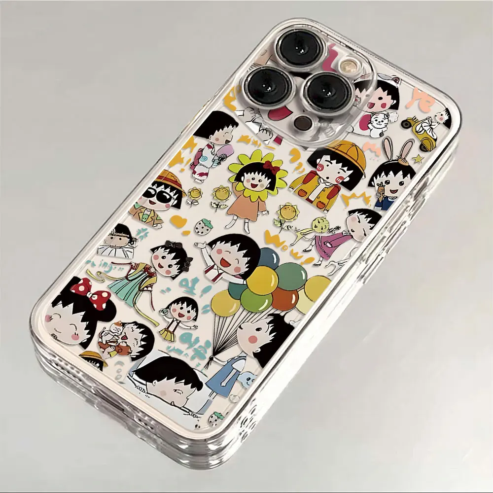 Charming Chibis Maruko-chan Clear Soft TPU Phone Case