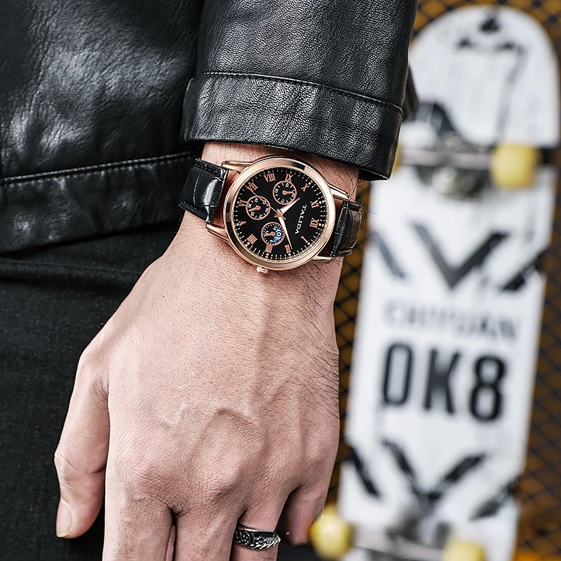 Casual Business Gold Clock Men Luxury Watch Automatic Watches for 