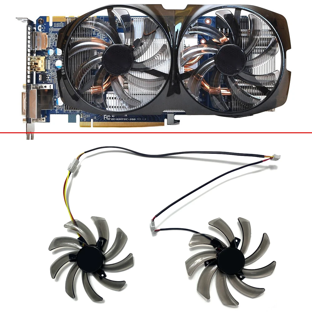 95 Millimetri 2Pin 3Pin T129215Sm Pld10010S12H Dispositivo Di Raffreddamento Del Ventilatore Per Gigabyte Ga-Hd 7850 7790 Radon R9 270 270X Gtx 670 66
